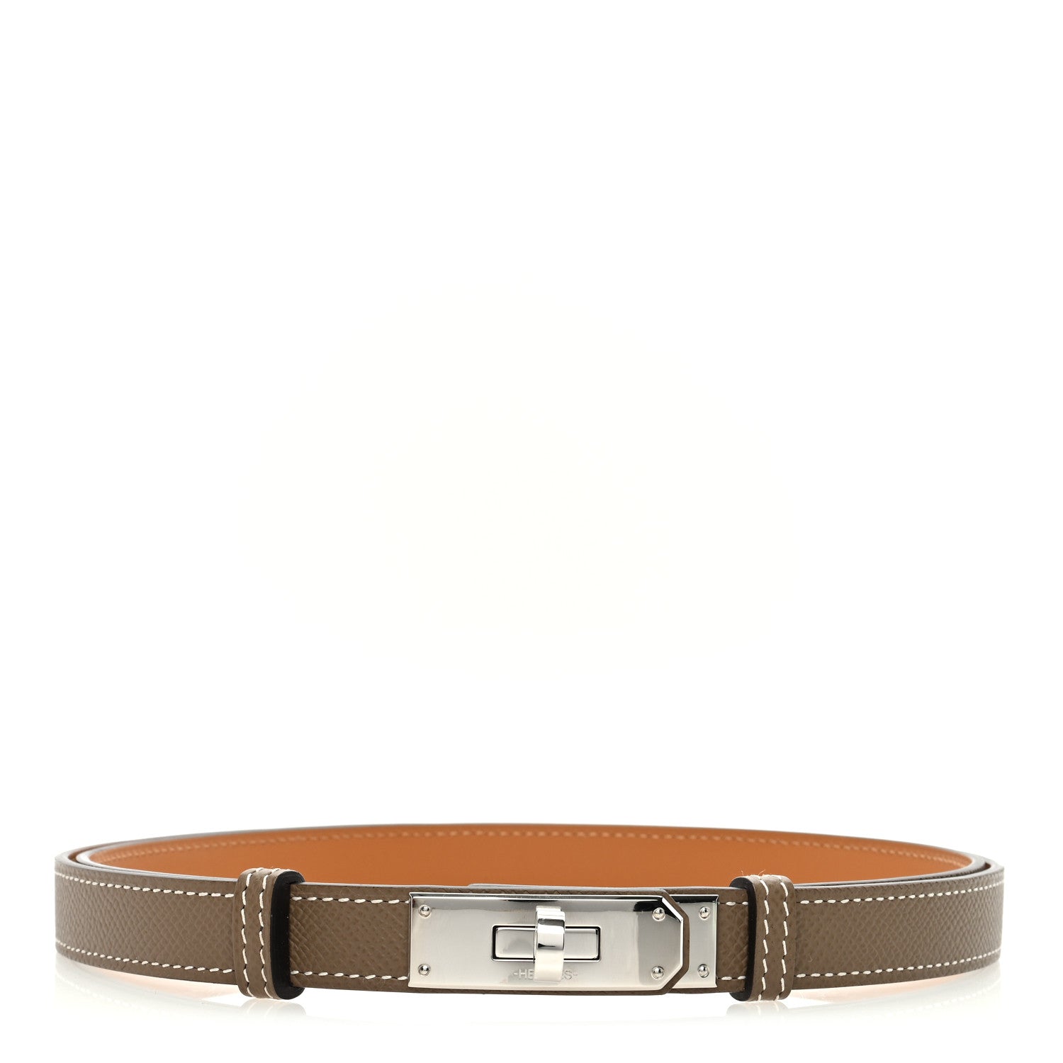 Hermes Epsom Kelly Belt Etoupe 1 of 4