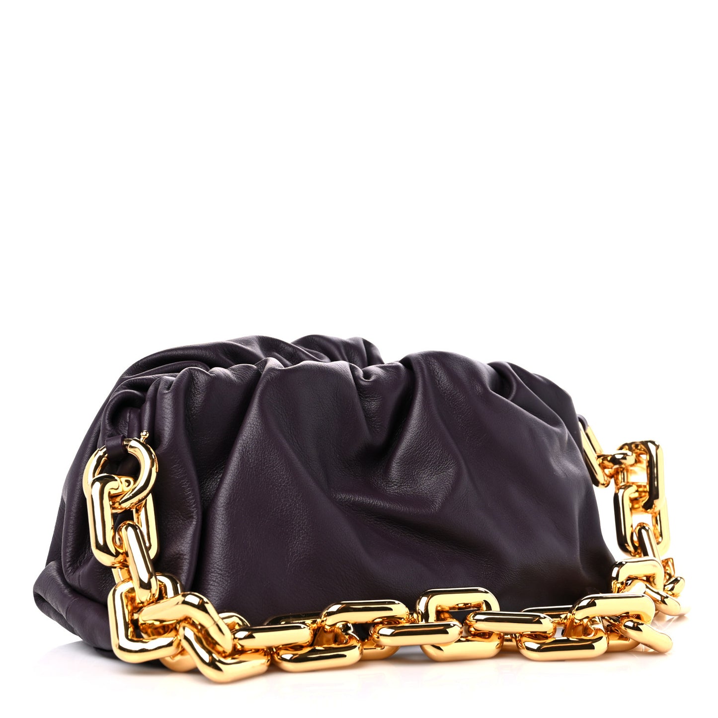 Calfskin The Pouch Chain Grape