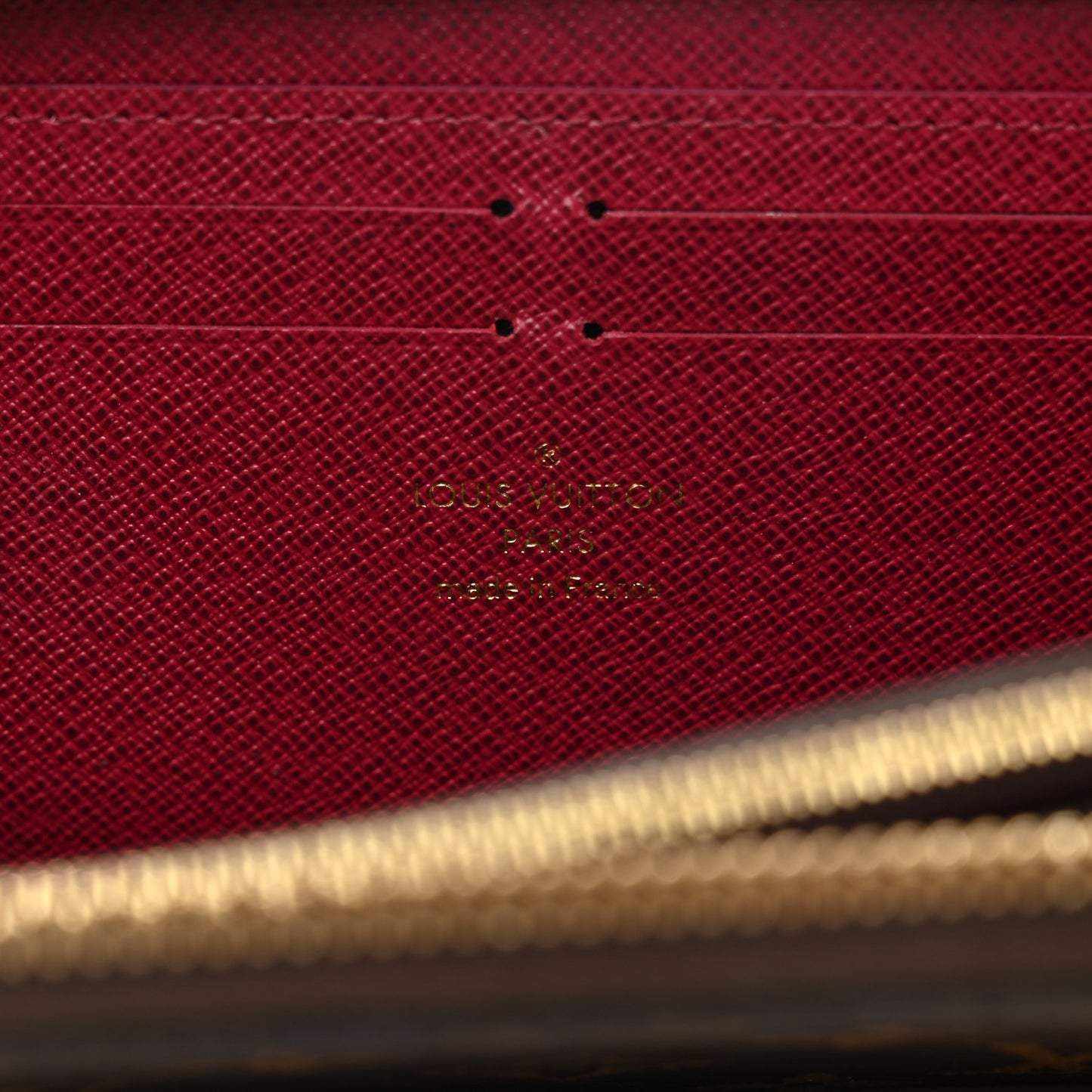 Monogram Clemence Wallet Fuchsia