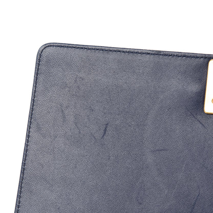 Chanel Lambskin Quilted New Medium Boy Flap Navy Blue 9 of 14