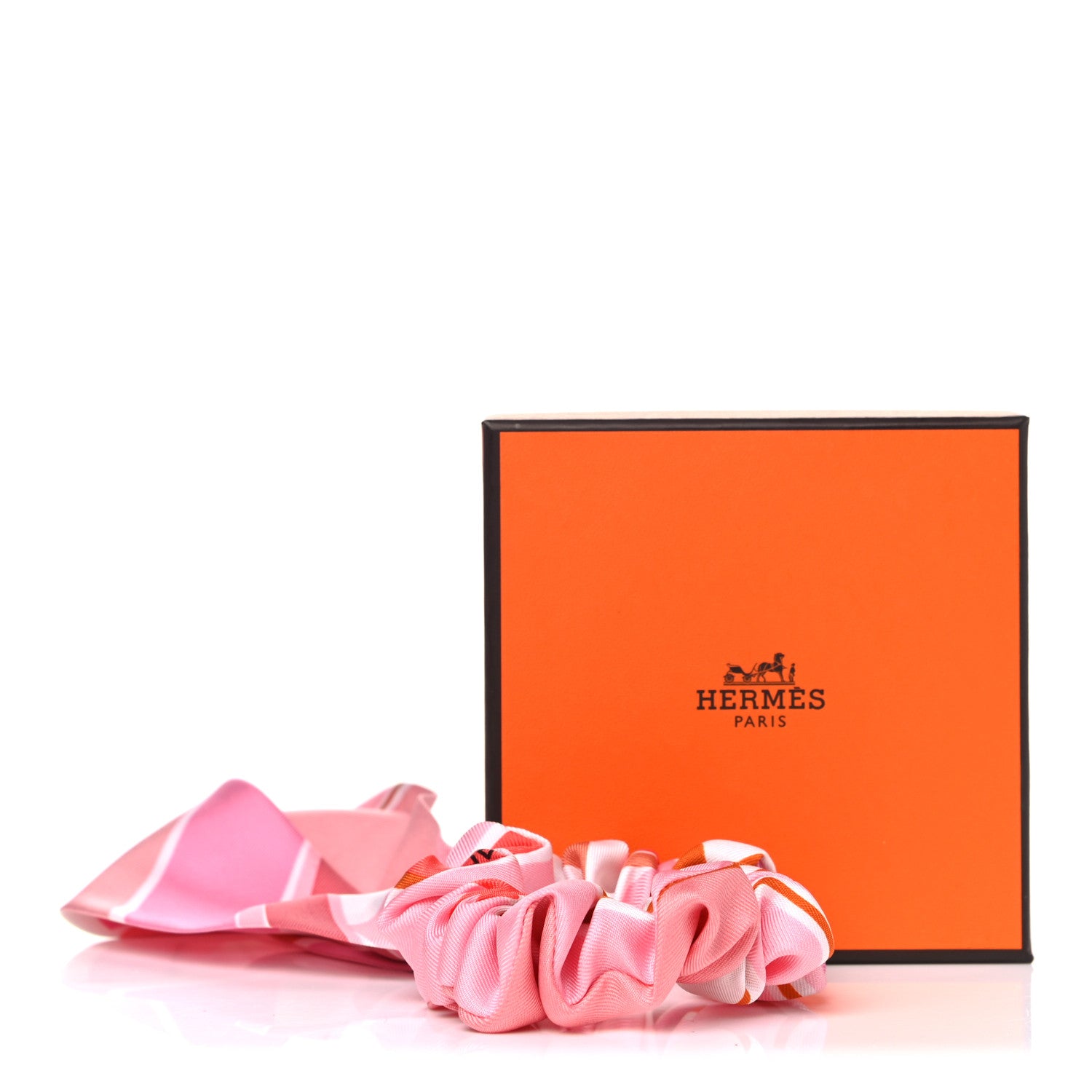 Hermes Silk Bella Twilly Scrunchie 5 of 5