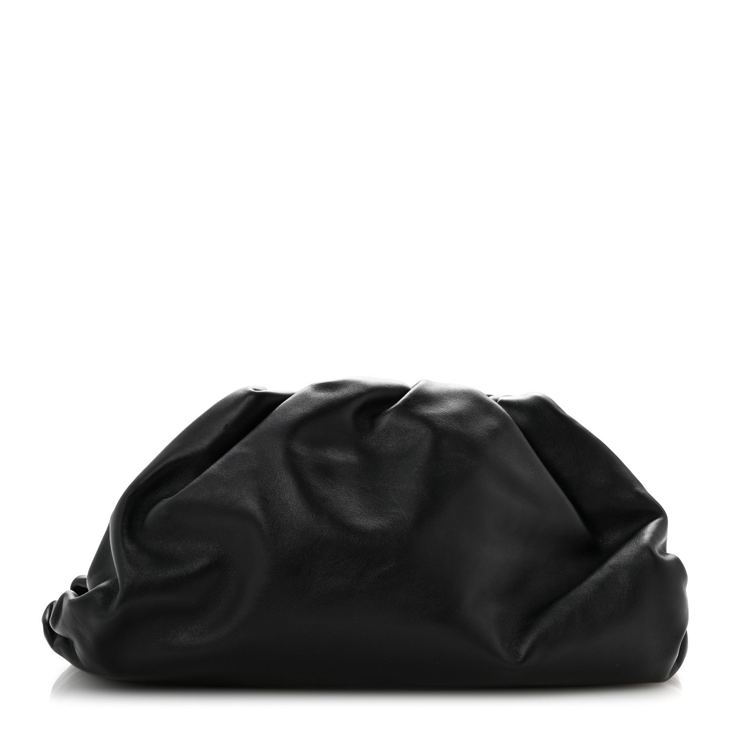 Bottega Veneta Smooth Butter Calf The Pouch Oversized Clutch Black 1 of 10