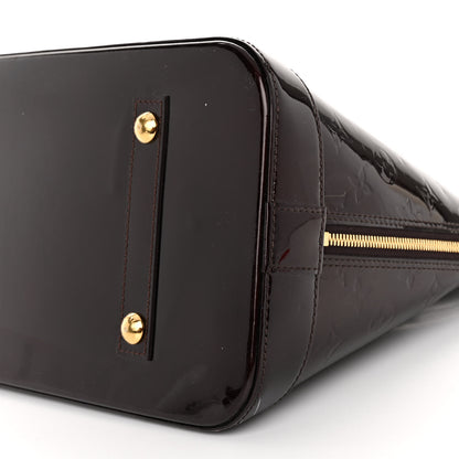 Louis Vuitton LOUIS VUITTON Vernis Alma GM Amarante 8 of 9