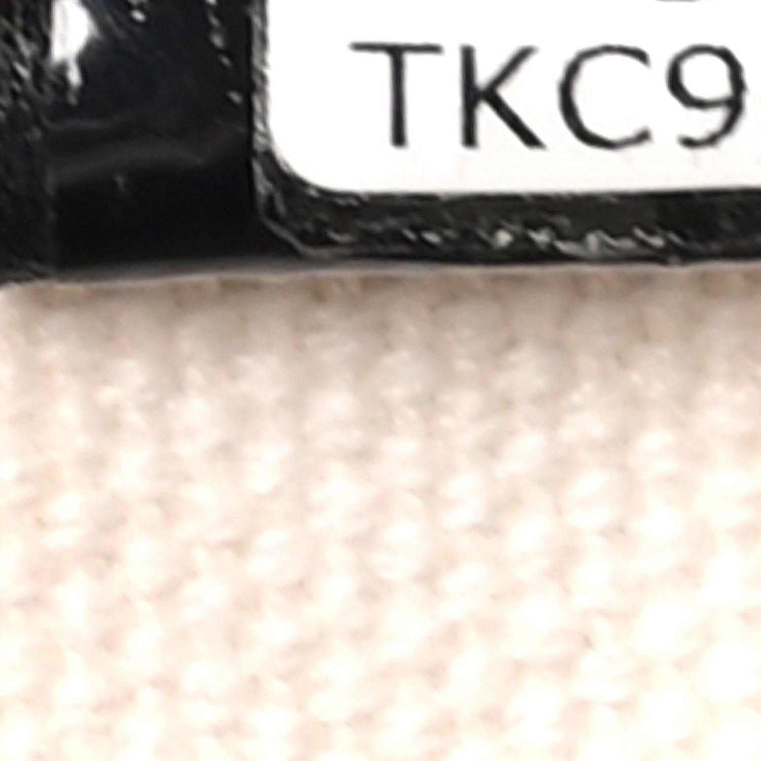 Chanel Boucle Calfskin Top Handle Slim Vanity Case With Chain Ecru Black 7 of 10