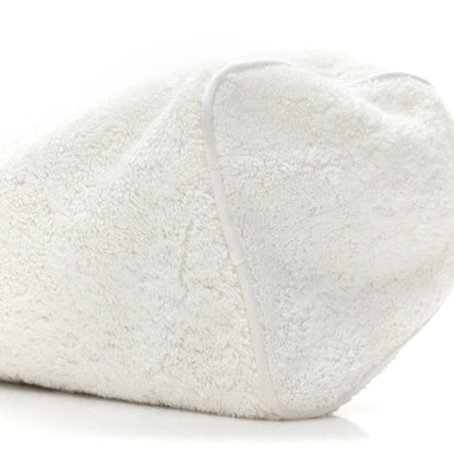 Chanel Terry Cloth Raffia CC Logo Thong Sandals 38 White 14 of 15