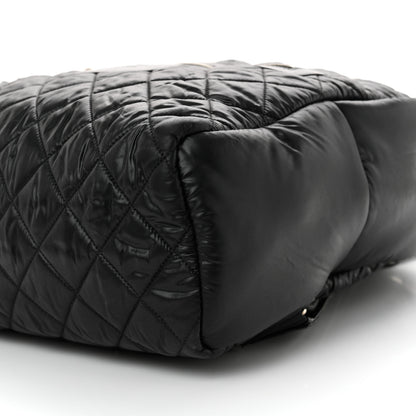 Chanel Nylon Quilted Coco Cocoon Backpack Black 10 of 10
