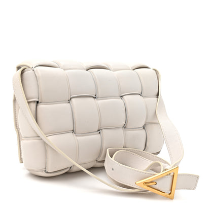 Bottega Veneta Nappa Maxi Intreccio Padded Cassette Crossbody Bag Chalk 2 of 13