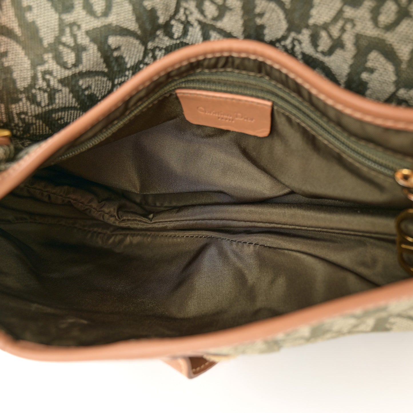 Monogram Saddle Bag Green