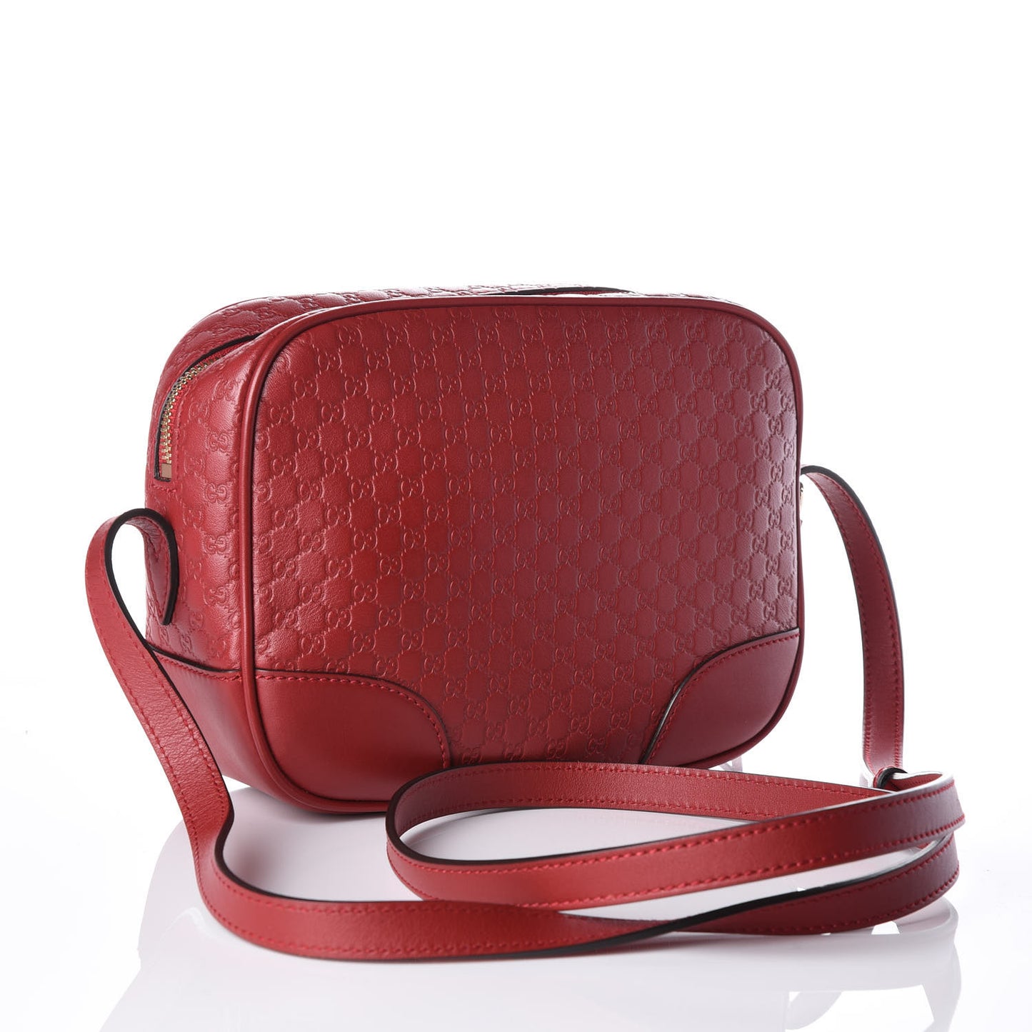 Microguccissima Mini Bree Messenger Bag Red