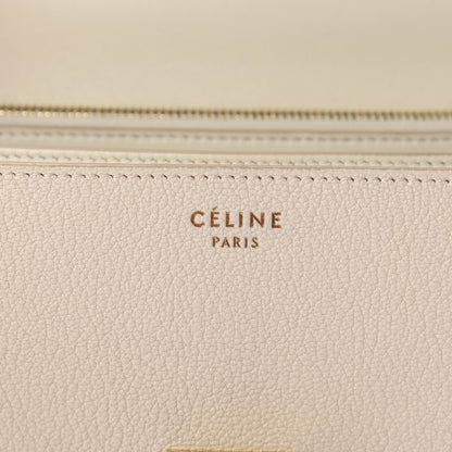 Celine Goatskin Medium Classic Box Flap Bag White 8 of 11