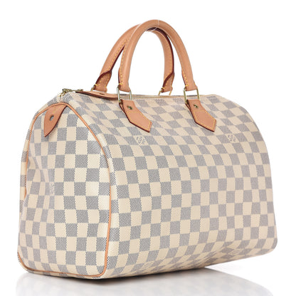 Louis Vuitton Damier Azur Speedy 30 3 of 10