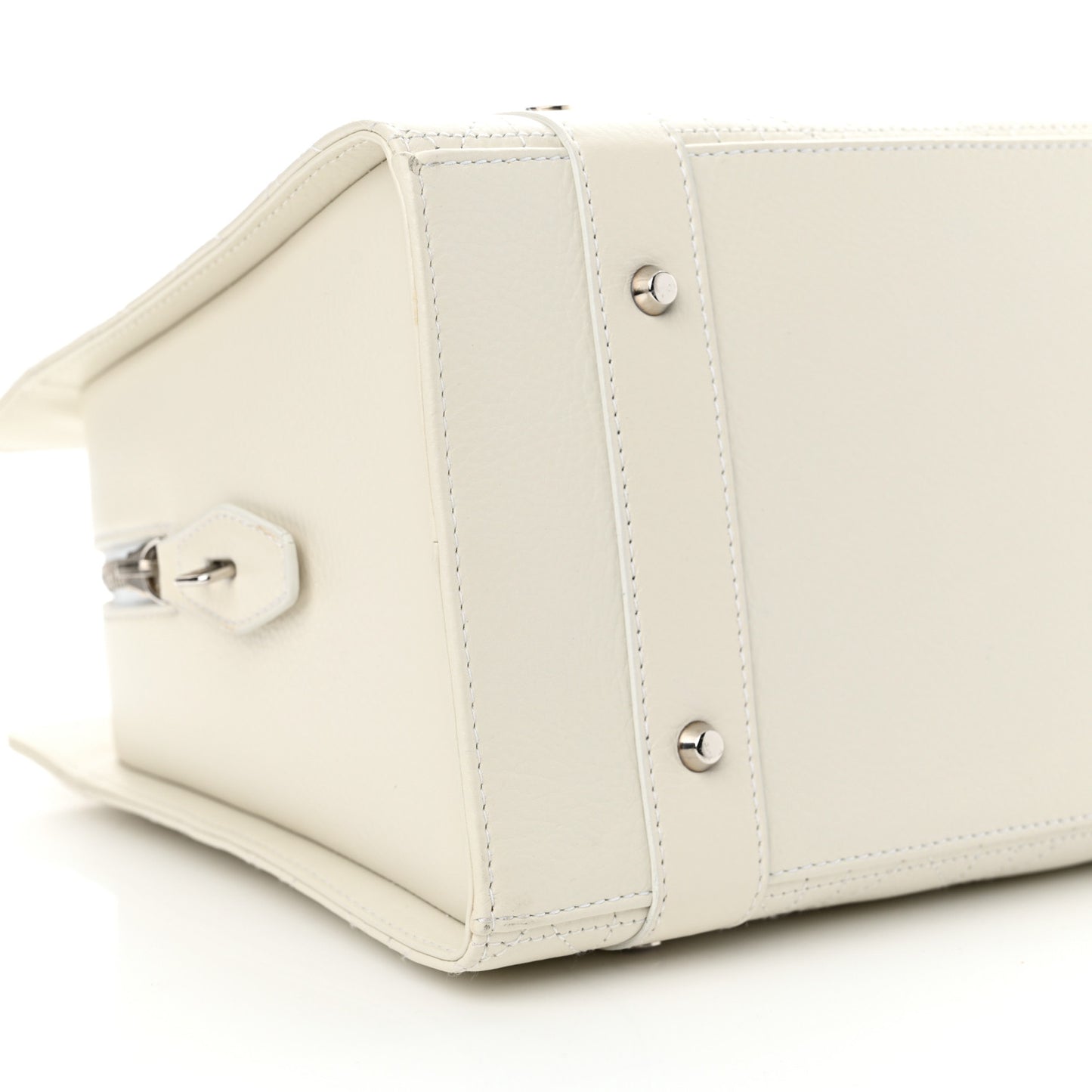 Lambskin Cannage Soft Lady Dior East West White