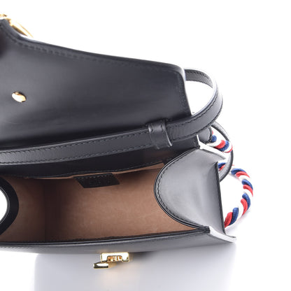 Gucci Calfskin Mini Sylvie Top Handle Bag Black 7 of 11