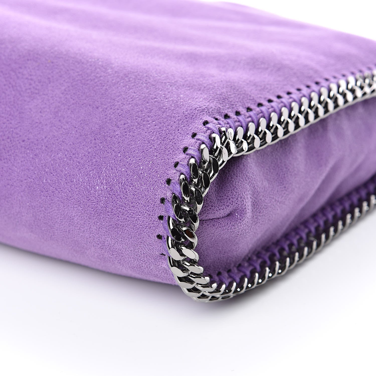Stella McCartney Shaggy Deer Small Falabella Tote Purple 9 of 11