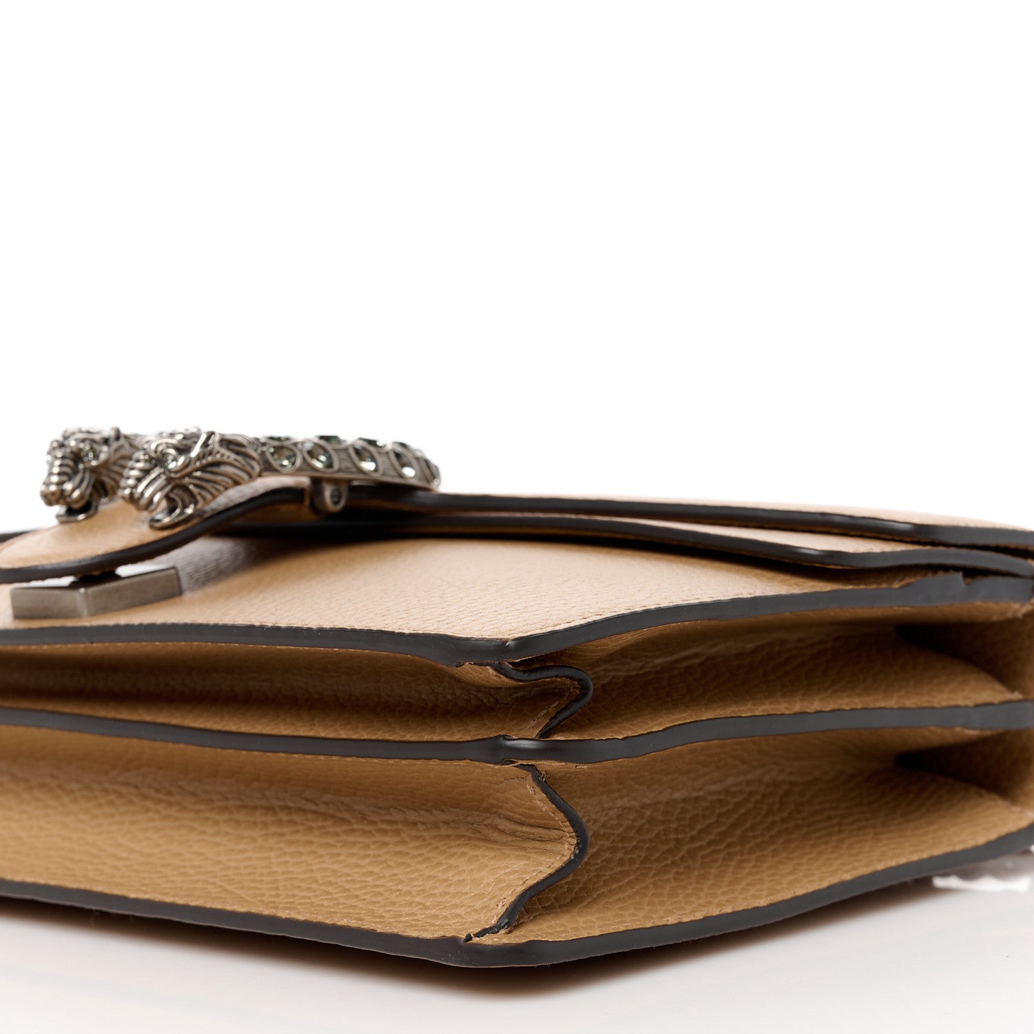 Gucci Dollar Calfskin Crystal Small Dionysus Shoulder Bag Natural Tan Black Diamond 12 of 12