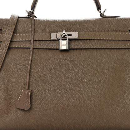Hermes Togo Kelly Retourne 35 Etoupe 13 of 31