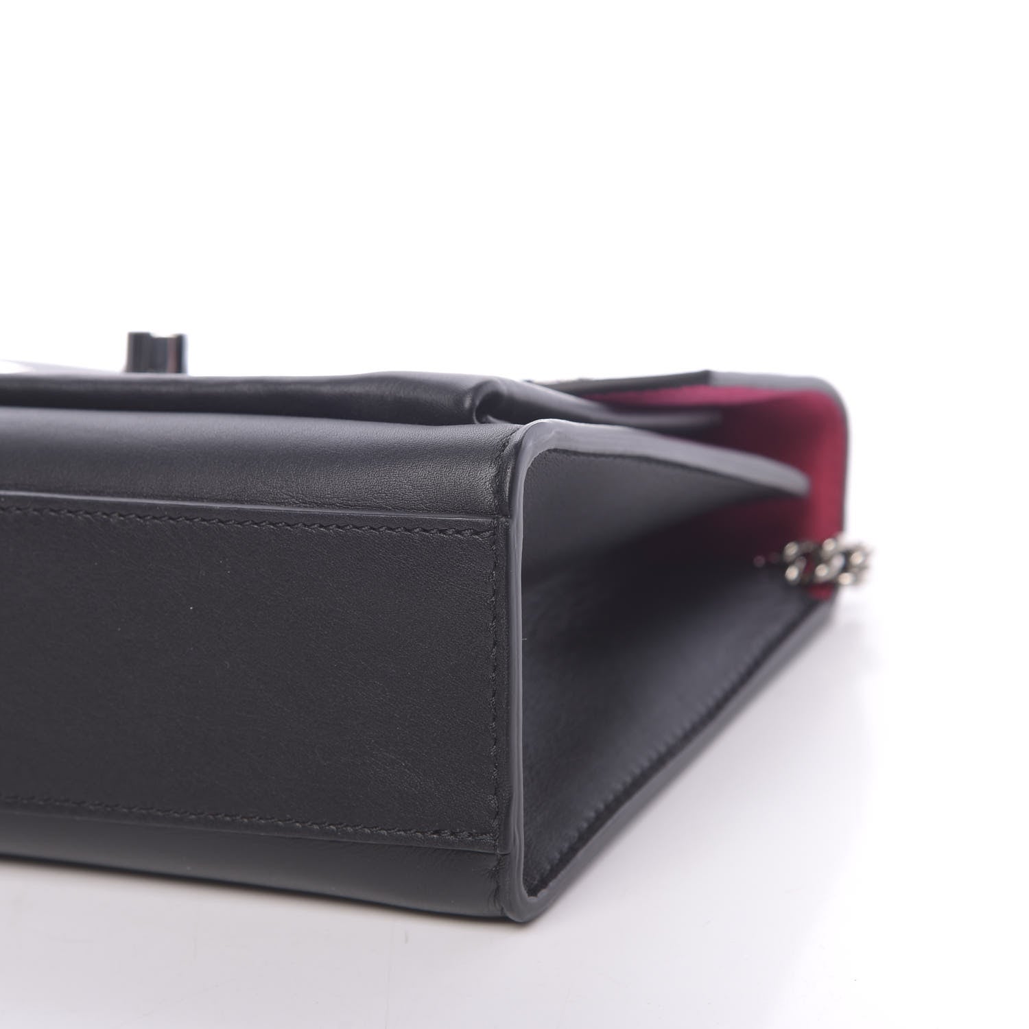 Louis Vuitton Soft Calfskin Pins My Lockme Chain Bag BB Black 8 of 10