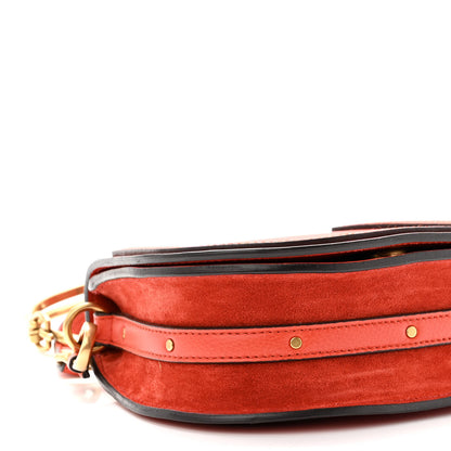 Chloe Calfskin Small Nile Bracelet Bag Earthy Red 8 of 9