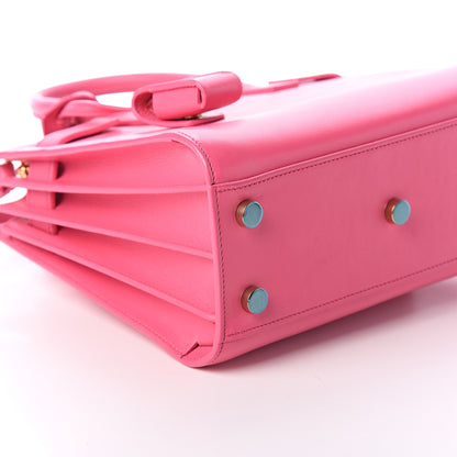 Saint Laurent Calfskin Nano Sac De Jour Lipstick Fuchsia 6 of 7