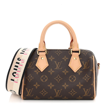 Louis Vuitton Monogram Speedy Bandouliere 20 Black 1 of 9