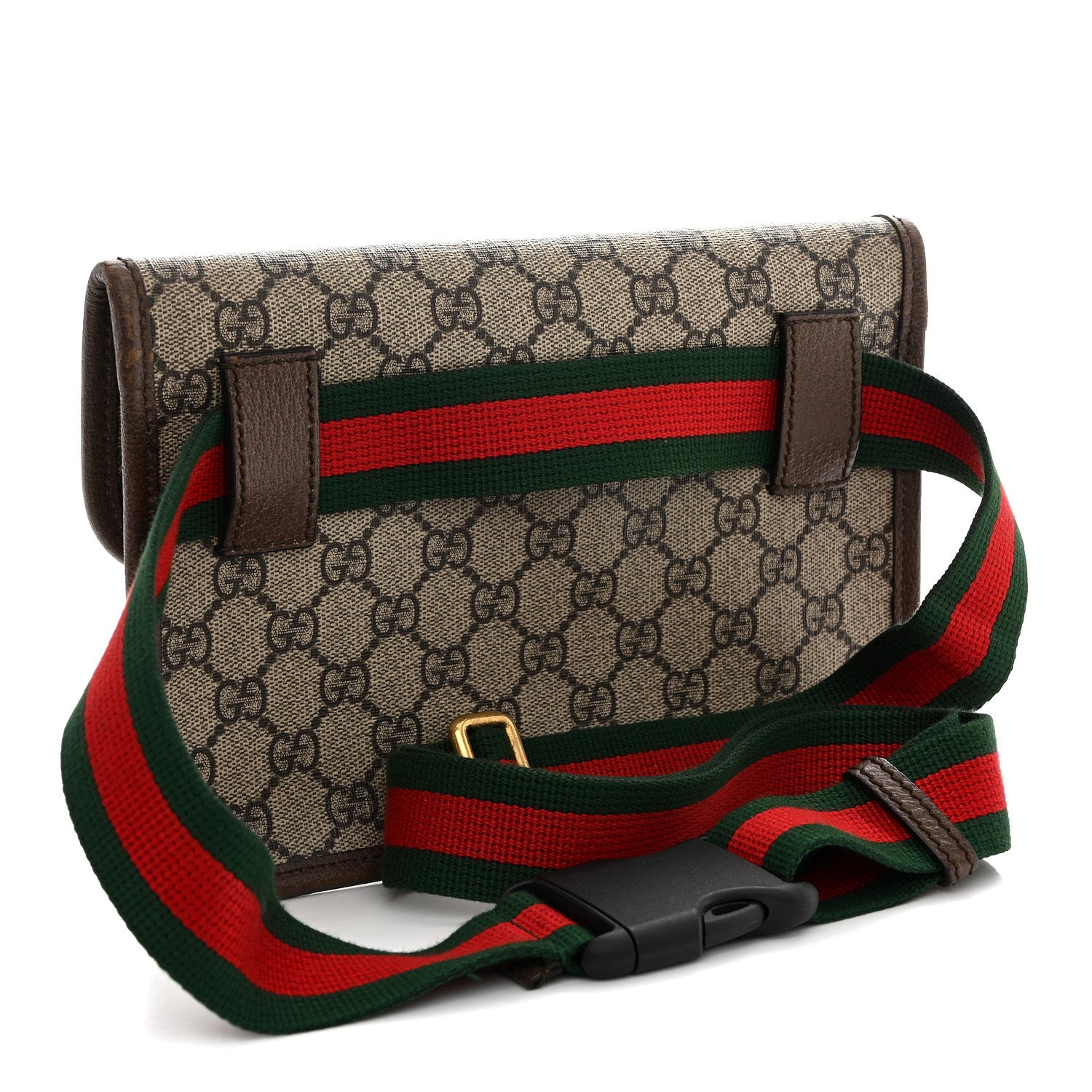 Gucci GG Supreme Monogram Neo Vintage Web Belt Bag Brown 3 of 14