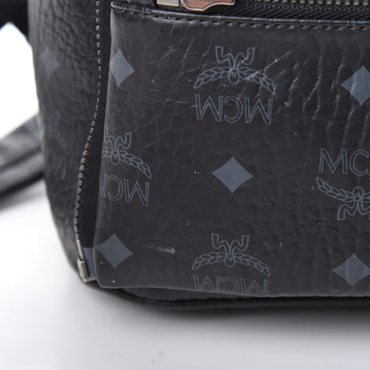 MCM Visetos Studded Small Dual Stark Backpack Black 13 of 19