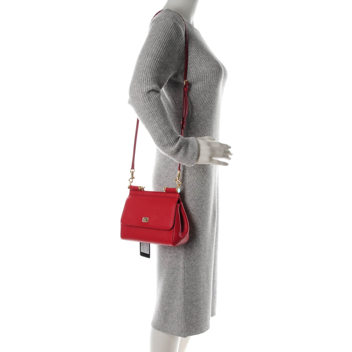 Dauphine Small Miss Sicily Satchel Red