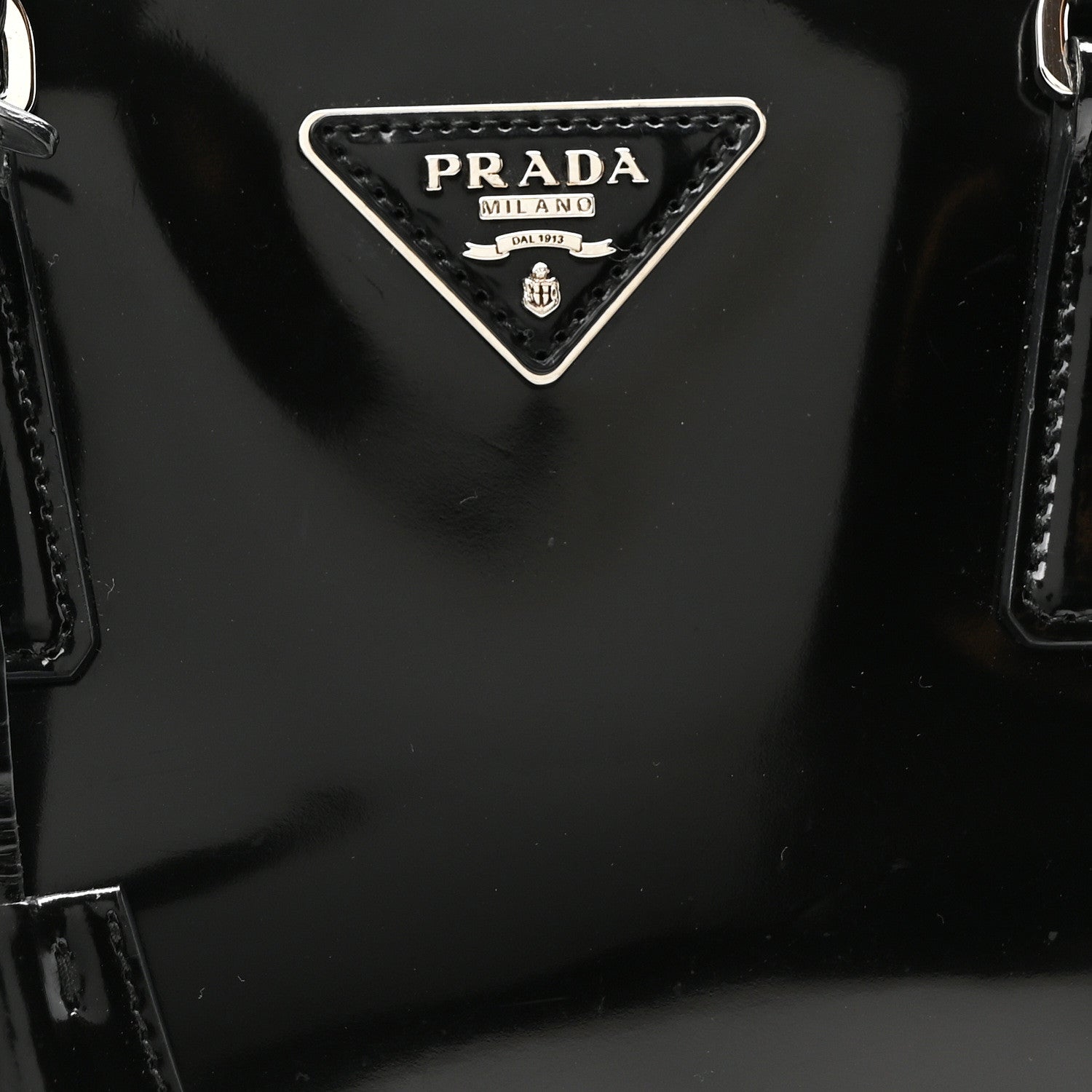 Prada Spazzolato Small Galleria Double Zip Tote Black 8 of 10