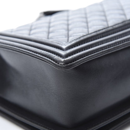 Chanel Calfskin Quilted New Medium Boy Flap Black 10 of 16