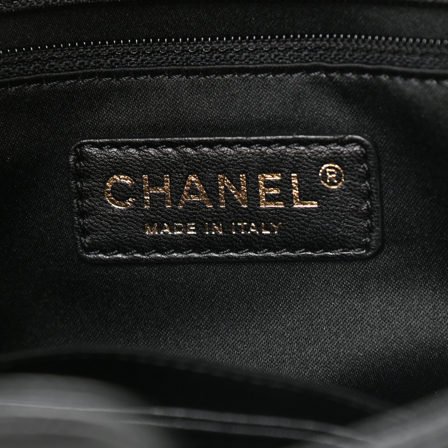 Chanel Caviar Quilted Petit Shopping Tote PST Black 6 of 9
