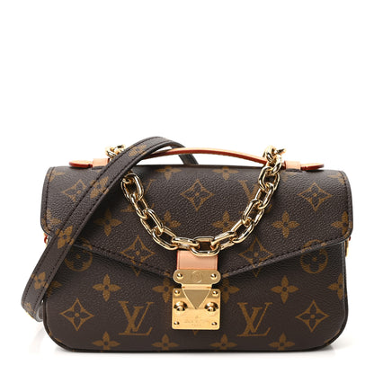 Louis Vuitton Monogram Pochette Metis East West 1 of 9