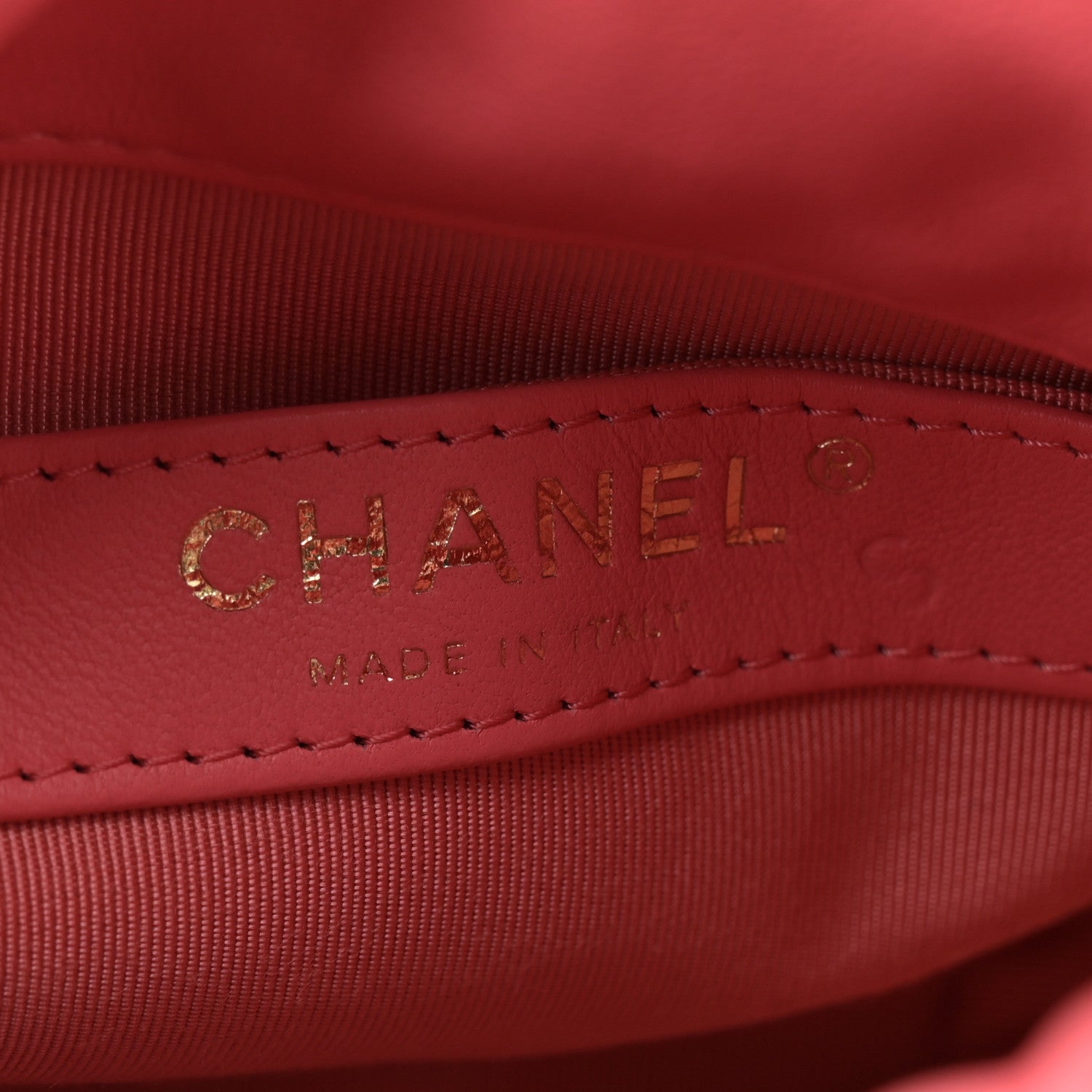 Chanel Lambskin Bucket Chain Drawstring Bag Pink 6 of 10