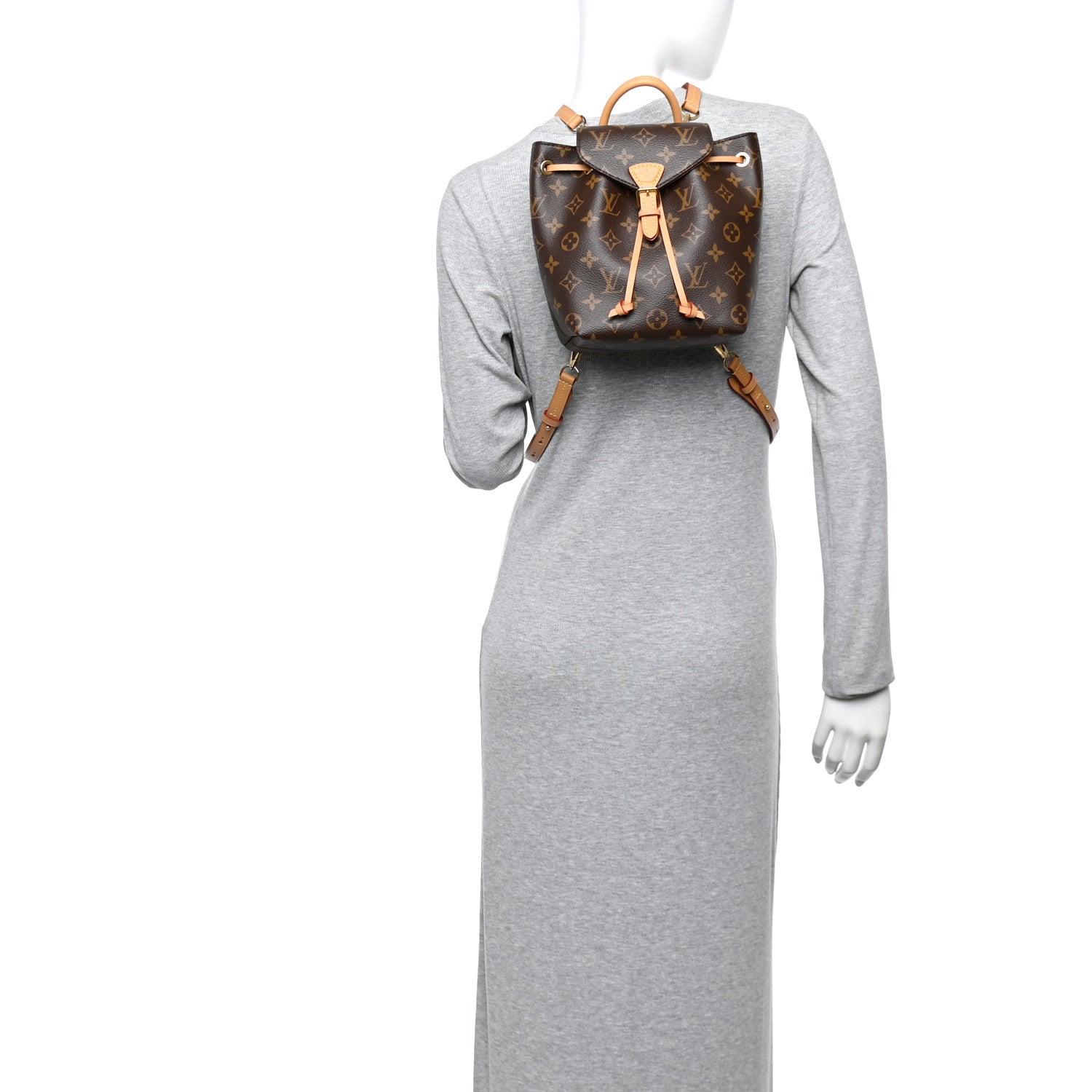 Louis Vuitton Monogram Montsouris BB Backpack Natural 2 of 10