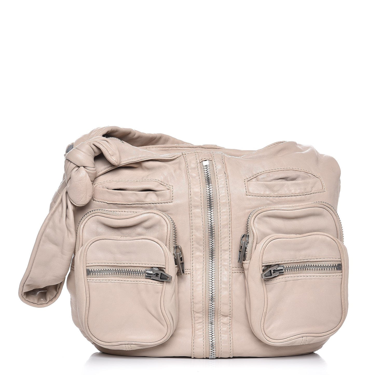 Lambskin Donna Hobo Natural