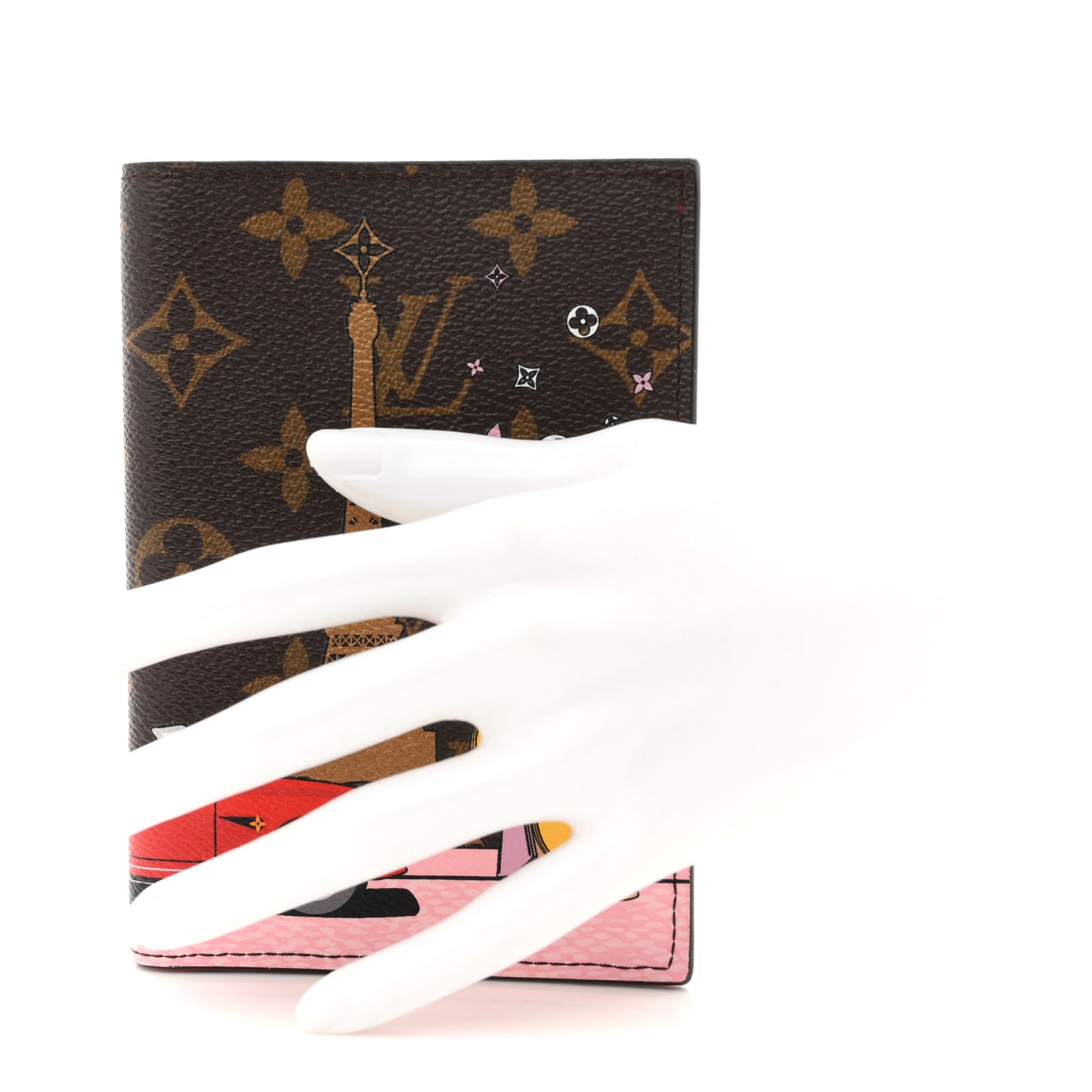 Monogram 2019 Christmas Animation Passport Cover Rouge