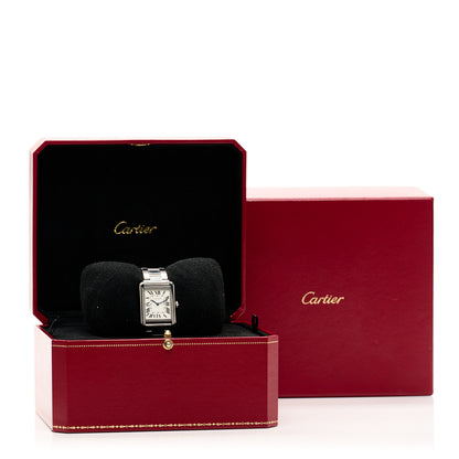 Cartier Stainless Steel 24mm Tank Solo Quartz Watch 5 of 5