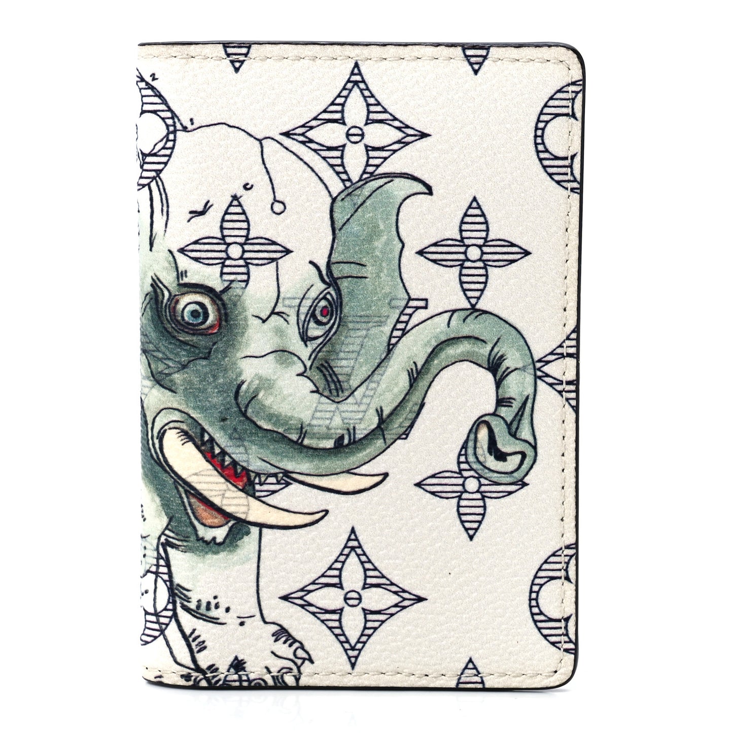 Savane Monogram Chapman Pocket Organizer White