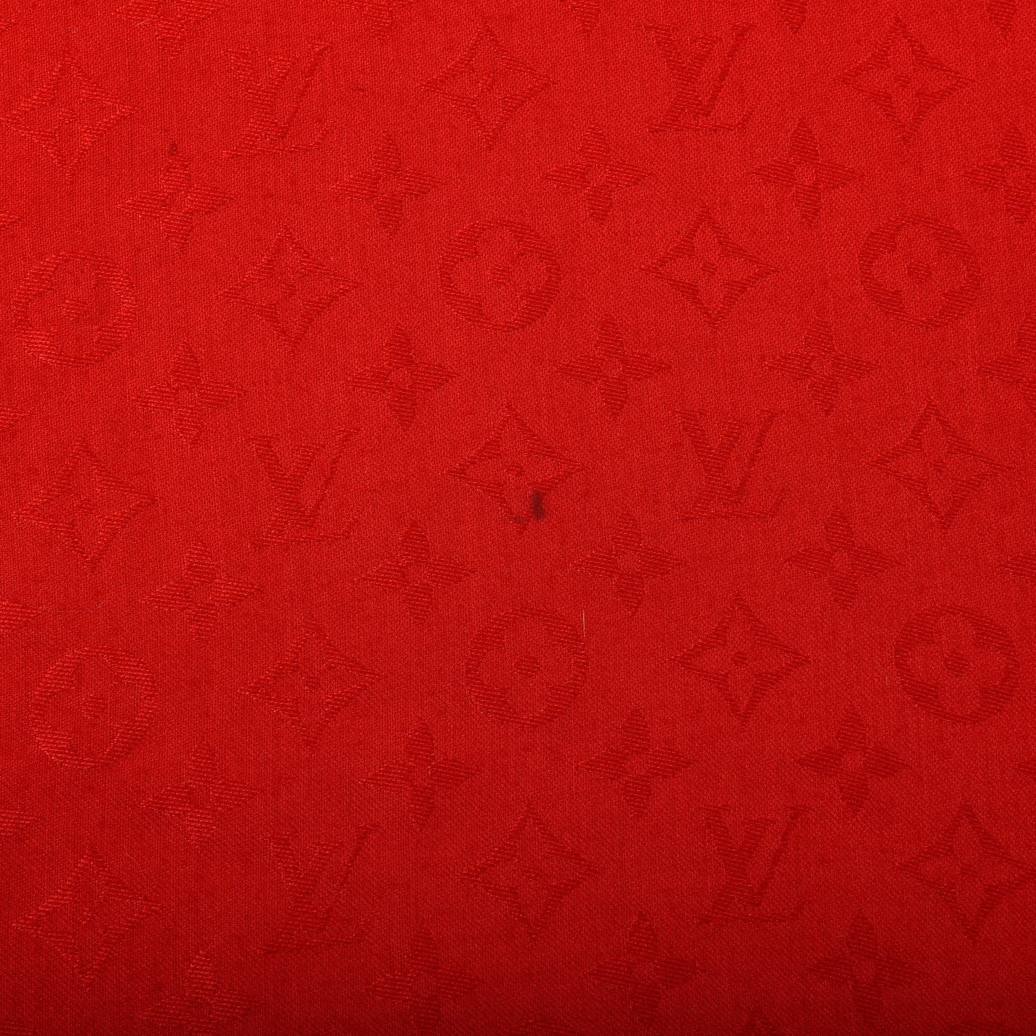 Louis Vuitton Silk Wool Monogram Shawl Pomme D'Amour 3 of 7
