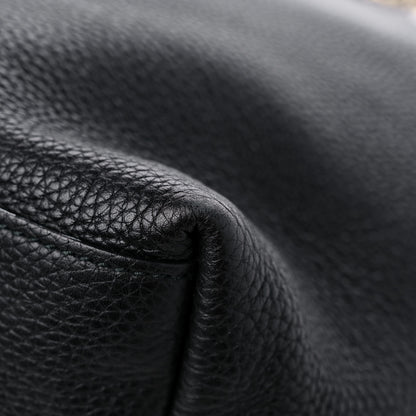 Gucci Pebbled Calfskin Medium Soho Chain Shoulder Bag Black 12 of 14