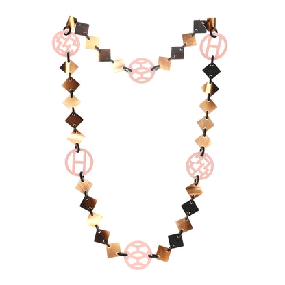 Hermes Buffalo Horn Lacquer Lena Necklace Multicolor 3 of 6