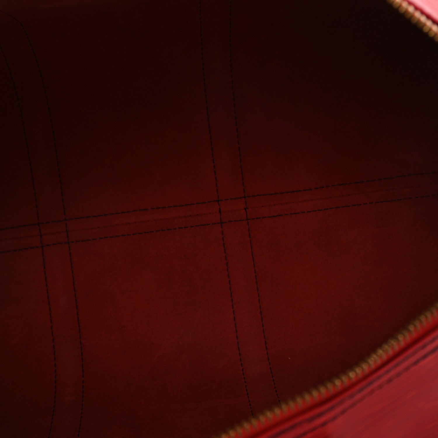 Louis Vuitton Epi Keepall 50 Castillan Red 4 of 10