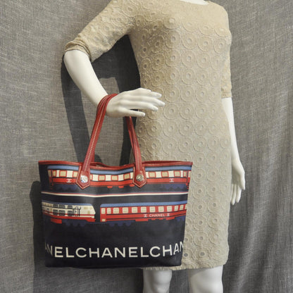 Chanel Coated Canvas Le Train Bag 2 of 8