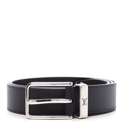 Louis Vuitton Calfskin 35mm Pont Neuf Belt 95 38 Black 1 of 9