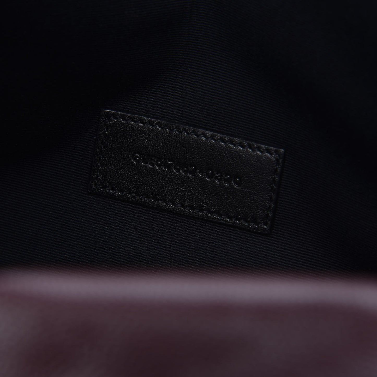Grain De Poudre Matelasse Chevron Monogram Envelope Clutch Rouge Legion