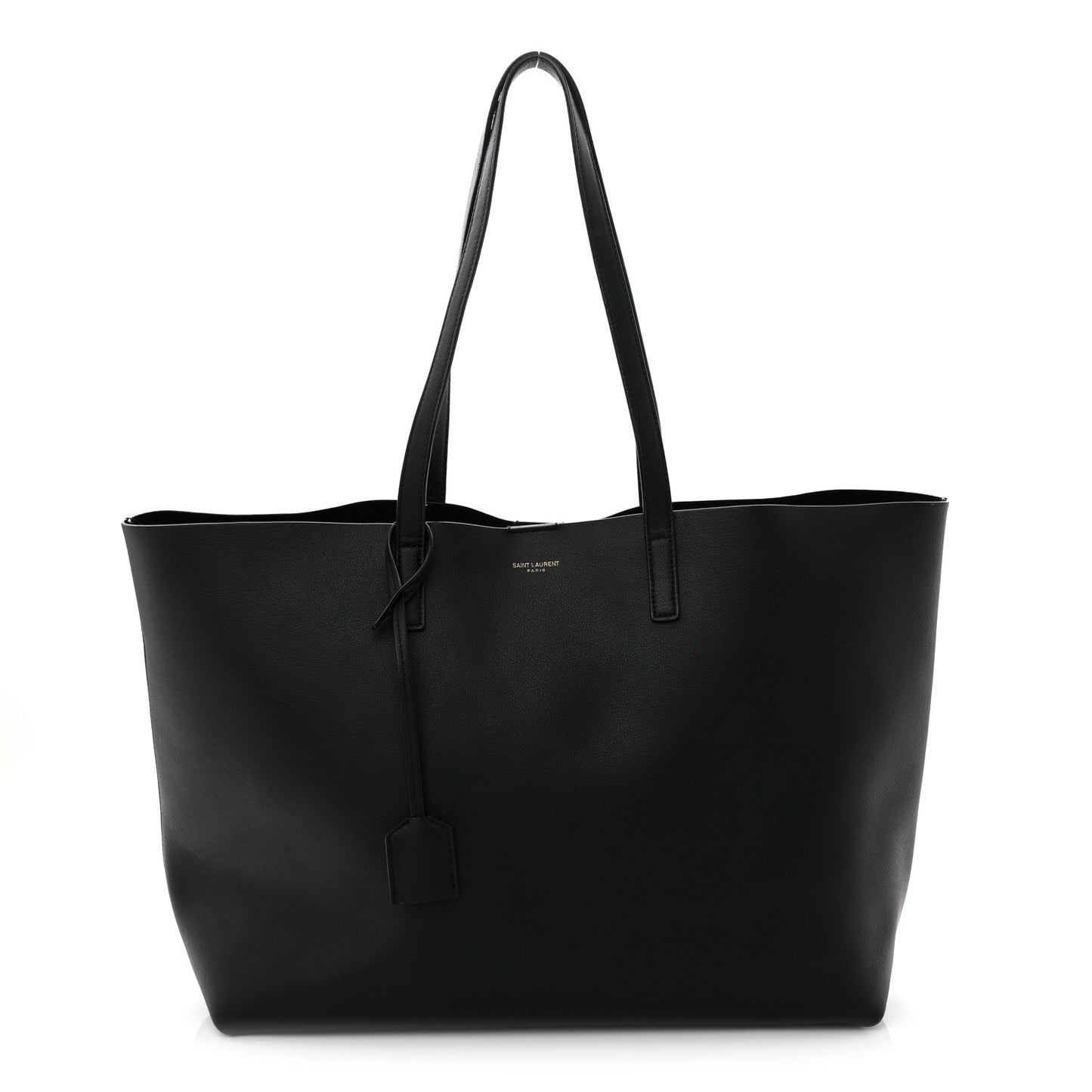 Calfskin Large Shopping Tote Black