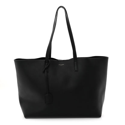 Saint Laurent Calfskin Large Shopping Tote Black 1 of 13