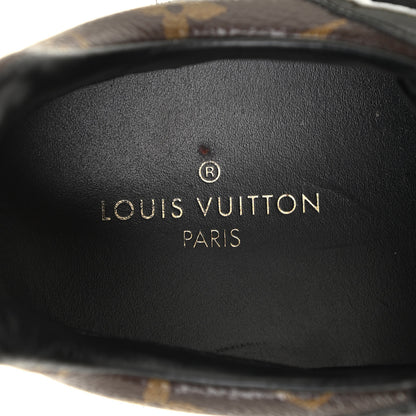 Louis Vuitton Suede Monogram Run Away Sneakers 38.5 Black 6 of 10