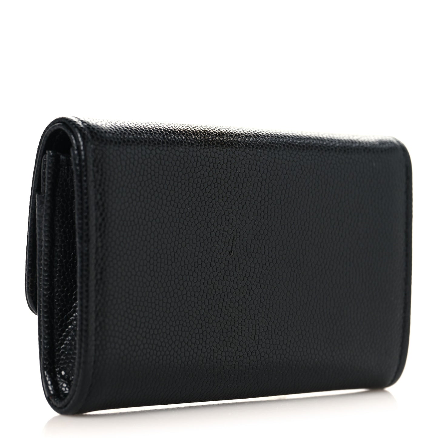 Caviar Timeless CC Flap Card Holder Black Black