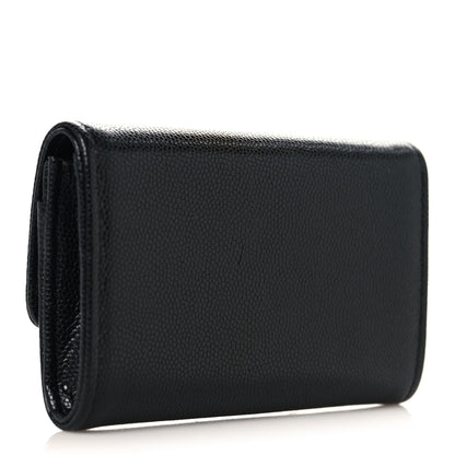 Chanel Caviar Timeless CC Flap Card Holder Black Black 3 of 9