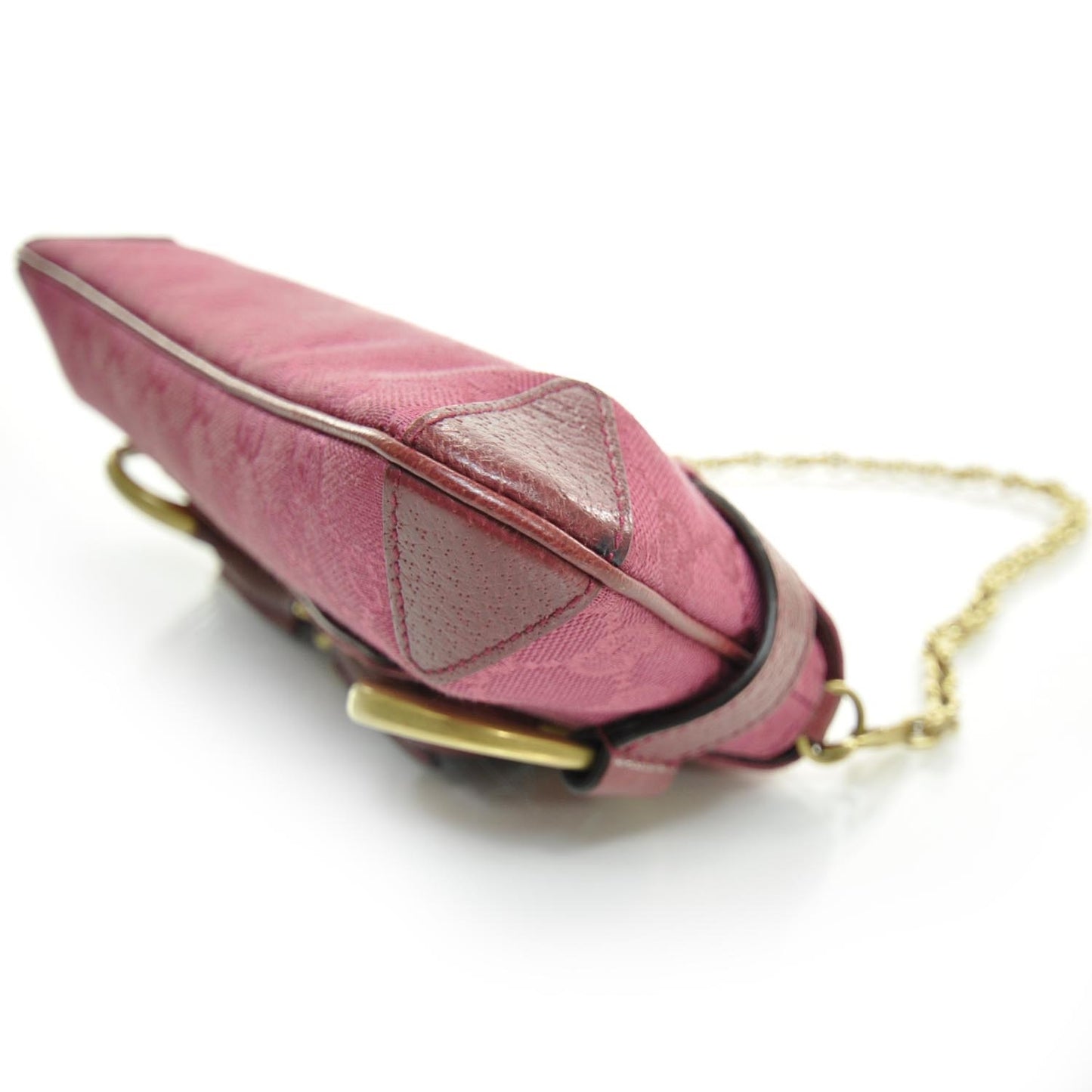 Monogram Horsebit Clutch Pink